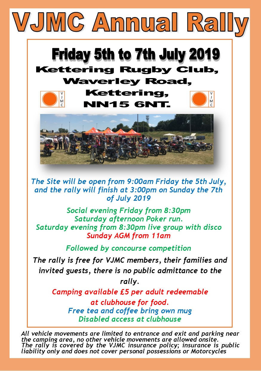 2019 National Rally and AGM