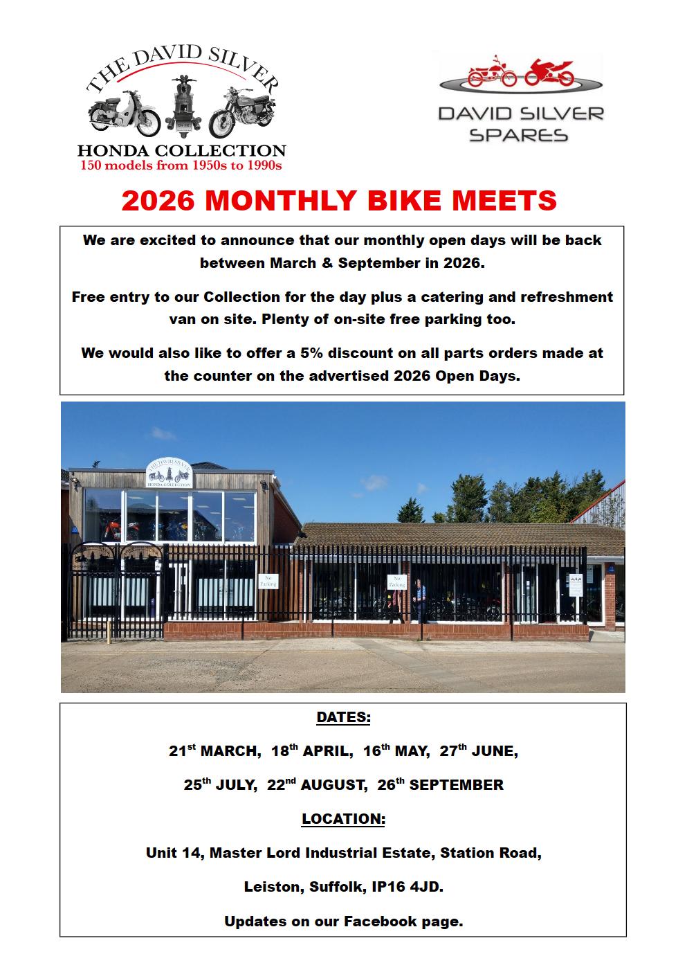 2026 David Silver Open Days