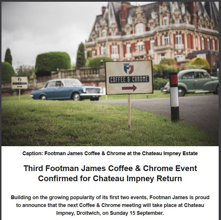 Footman James Coffee Chrome 2019 - Click Here